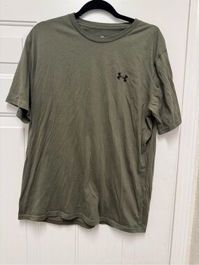 Under Armour Olive Green Short Sleeve Crew Neck Tee 0146